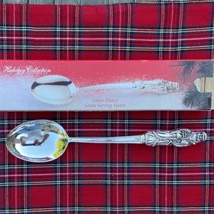 Godinger - Silver Santa Spoon Holiday Collection